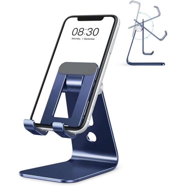 OMOTON C3 Alminyum Telefon Stand-Navy