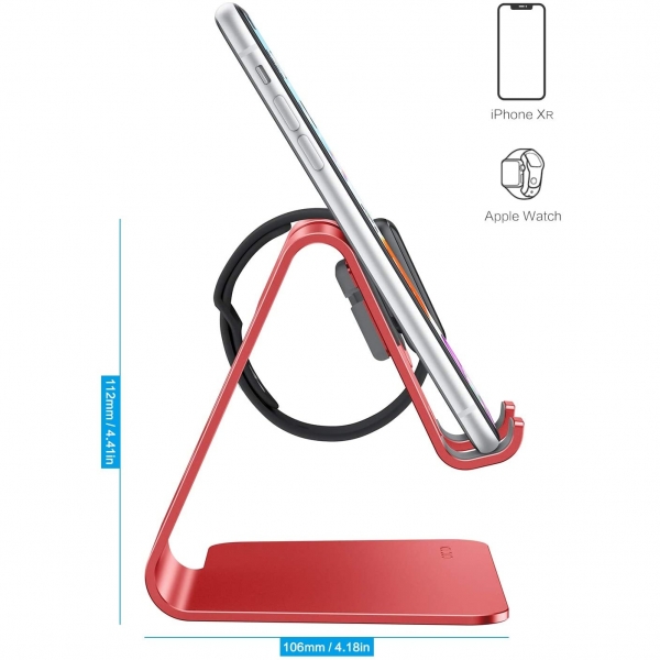 OMOTON CW02 Alminyum 2si 1 Arada Stand-Red