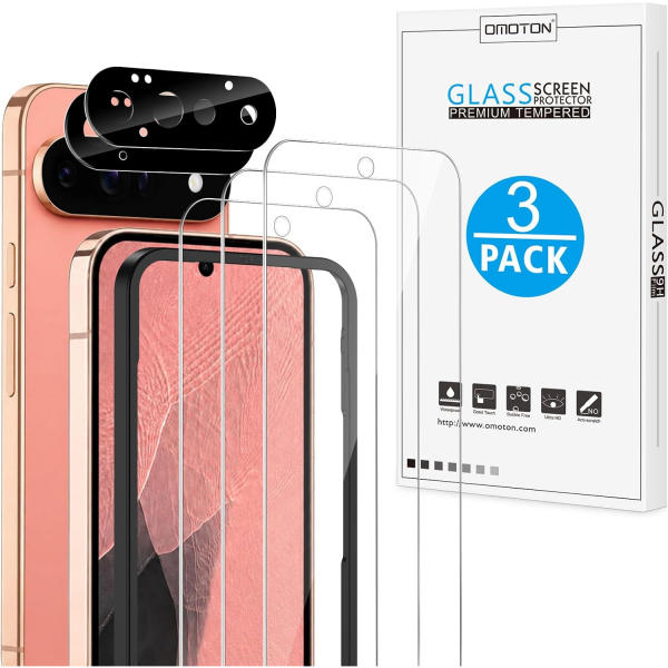 OMOTON Google Pixel 11 Pro Ekran Koruyucu (3 Adet)