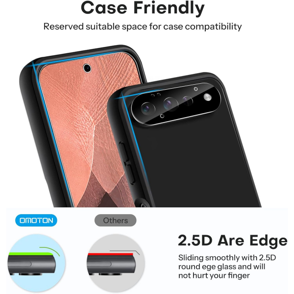 OMOTON Google Pixel 11 Pro Ekran Koruyucu (3 Adet)
