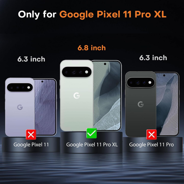 OMOTON Google Pixel 11 Pro XL Ekran Koruyucu (3 Adet)