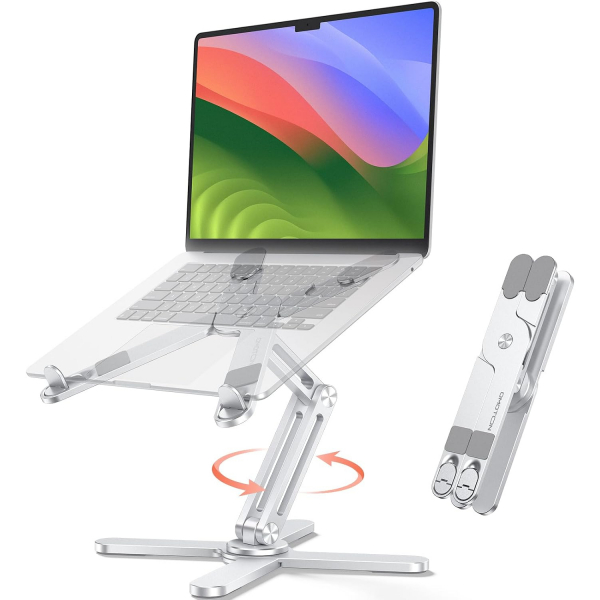 OMOTON LA10 360 D�nebilen Laptop Stand�-Silver