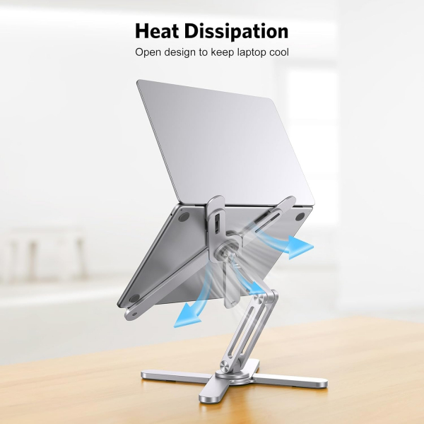 OMOTON LA10 360 D�nebilen Laptop Stand�-Silver