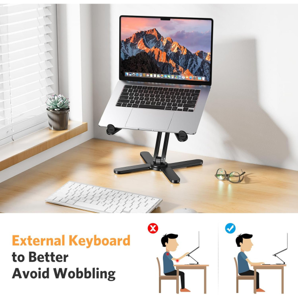 OMOTON LA10 360 D�nebilen Laptop Stand�-Black
