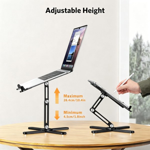 OMOTON LA10 360 D�nebilen Laptop Stand�-Black