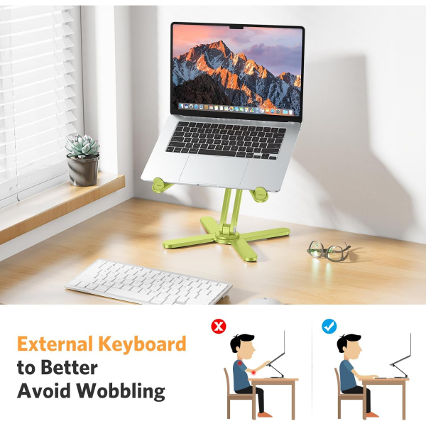 OMOTON LA10 360 D�nebilen Laptop Stand�-Citron