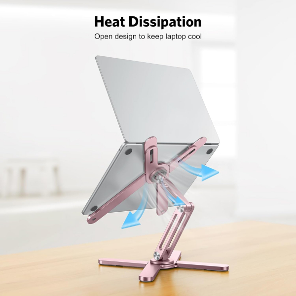 OMOTON LA10 360 D�nebilen Laptop Stand�-Pink