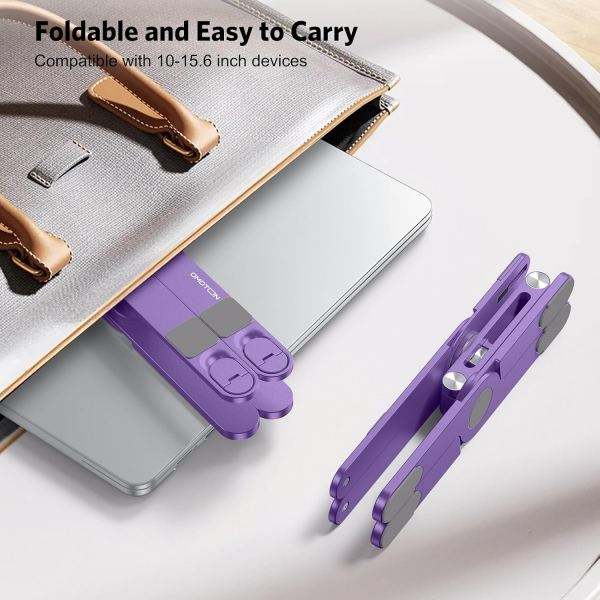 OMOTON LA10 360 D�nebilen Laptop Stand�-Purple