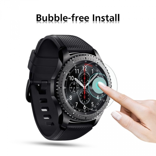 OMOTON Samsung Gear S3 Temperli Cam Ekran Koruyucu (3 Adet)