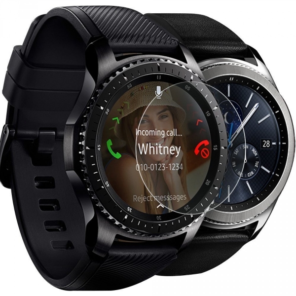 OMOTON Samsung Gear S3 Temperli Cam Ekran Koruyucu (3 Adet)