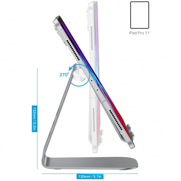 OMOTON T1 Alminyum iPad Stand-Gray