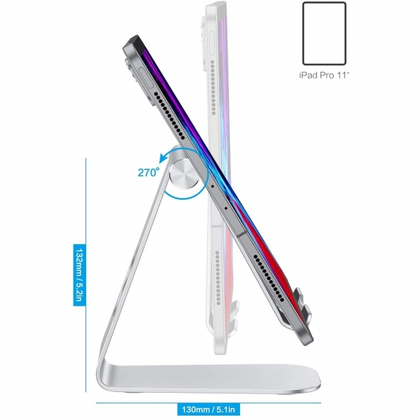 OMOTON T1 Alminyum iPad Stand-Silver