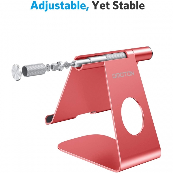 OMOTON T1 Alminyum iPad Stand-Red