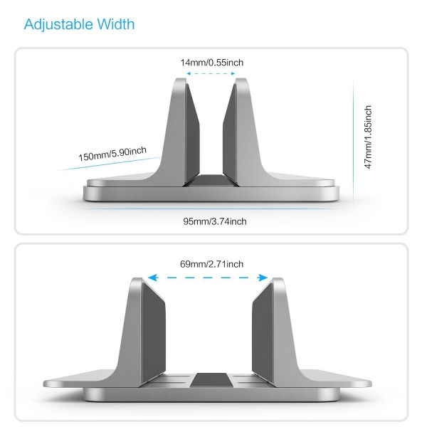 OMOTON Laptop Stand-Grey