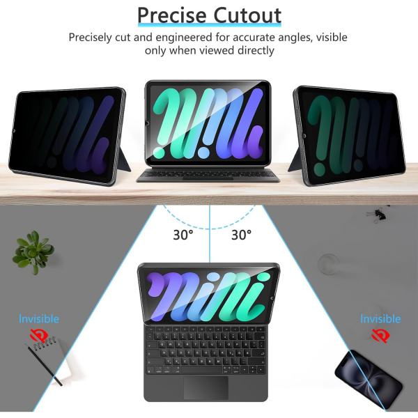 OMOTON iPad Mini 7 Privacy Ekran Koruyucu (2 Adet)