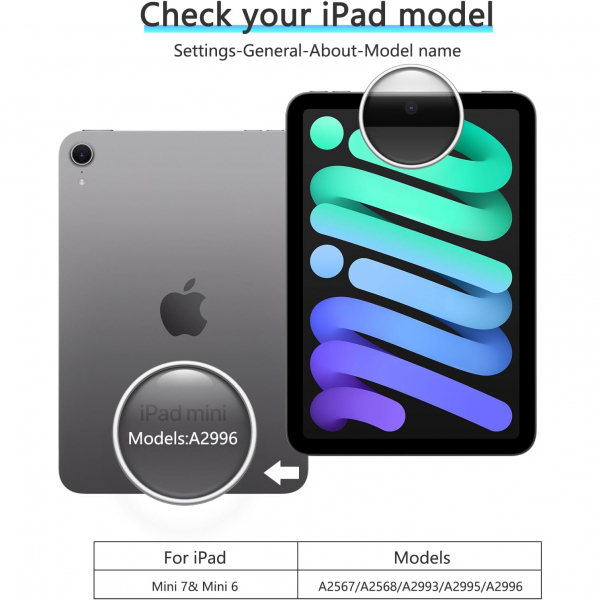 OMOTON iPad Mini 7 Privacy Ekran Koruyucu (2 Adet)