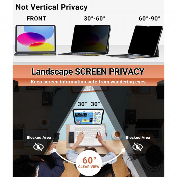 FILMEXT iPad Air 7.Nesil Privacy Ekran Koruyucu
