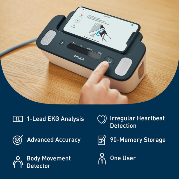OMRON Kan Bas�nc� �l��m ve Ak�l� EKG Kardio Cihaz�