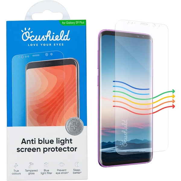 Ocushield Galaxy S9 Plus Anti Mavi Ik Temperli Cam Ekran Koruyucu