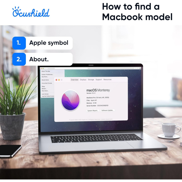 Ocushield MacBook Air Ekran Koruyucu (13.6 in)