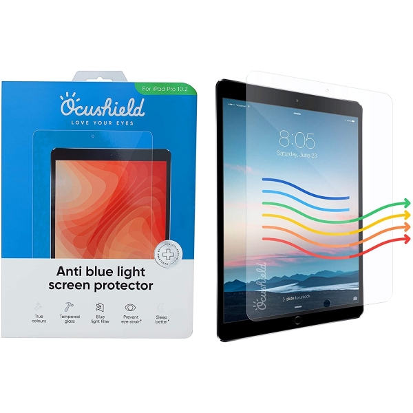 Ocushield iPad Anti Mavi Ik Temperli Cam Ekran Koruyucu (10.2 in)