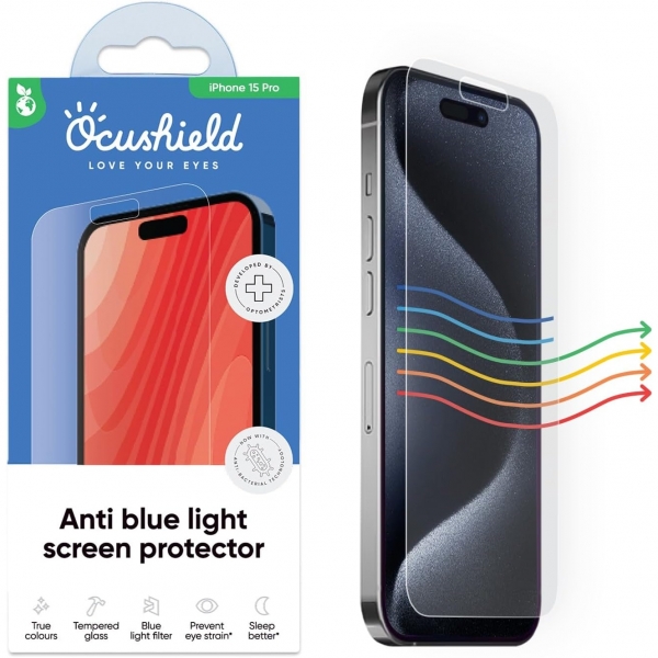 Ocushield iPhone 15 Pro Ekran Koruyucu