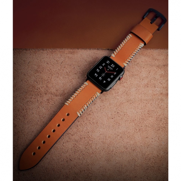 Ocyclone Apple Watch Deri Kay (42mm)-Brown