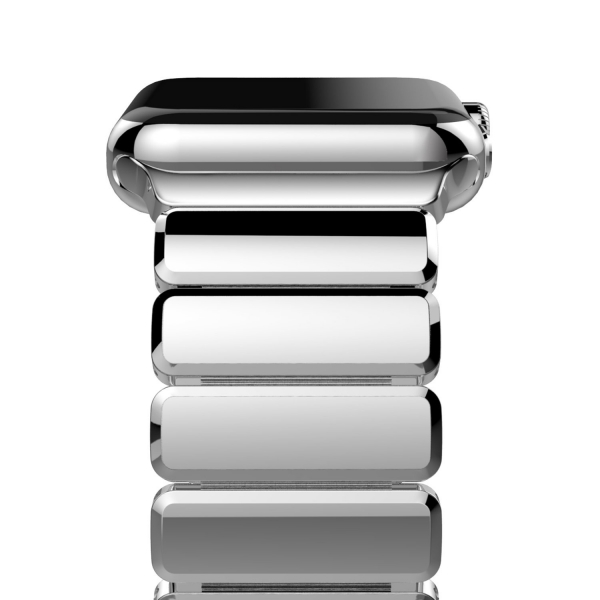 Oittm Apple Watch Paslanmaz elik Kay (42mm)-Bright Silver