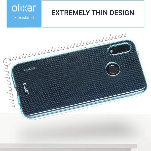 Olixar Huawei P20 Lite FlexiShield Klf-Blue