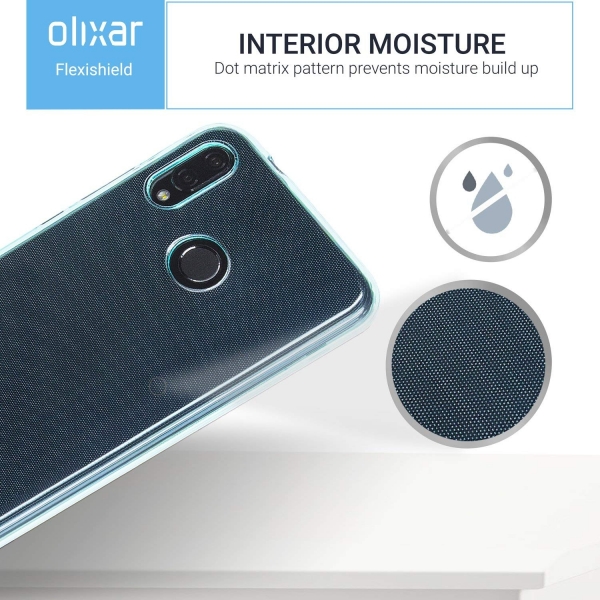 Olixar Huawei P20 Lite FlexiShield Klf-Blue