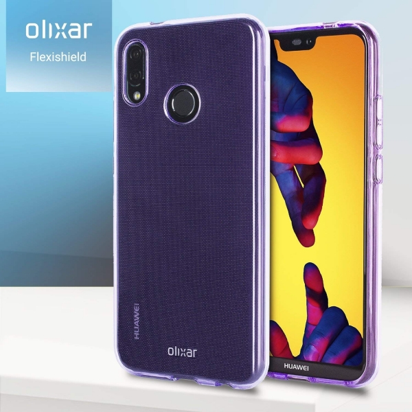 Olixar Huawei P20 Lite FlexiShield Klf-Purple