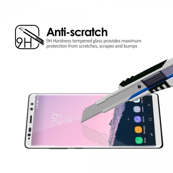 Olycism Samsung Galaxy Note 8 Cam Ekran Koruyucu (Beyaz)