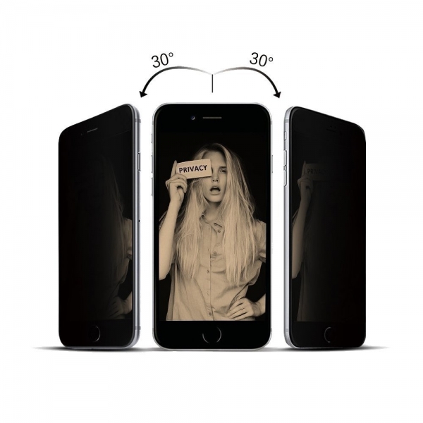 Omnifense iPhone 8 Privacy Temperli Cam Ekran Koruyucu 