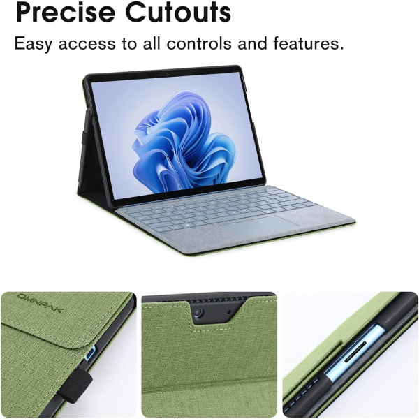Omnpak Microsoft Surface Pro 11/10/9 Klf-Light Green
