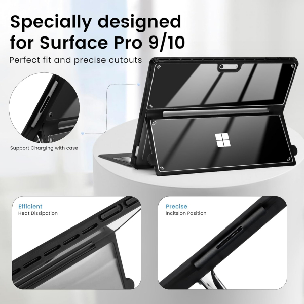 Omnpak Microsoft Surface Pro 10/9 Klf-Mysterious Black