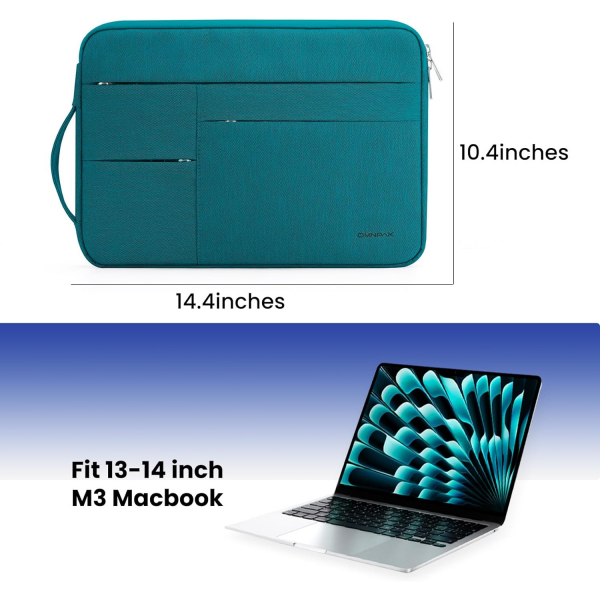 Omnpak MacBook Air Laptop anta(13.6 in)-Dark Teal 