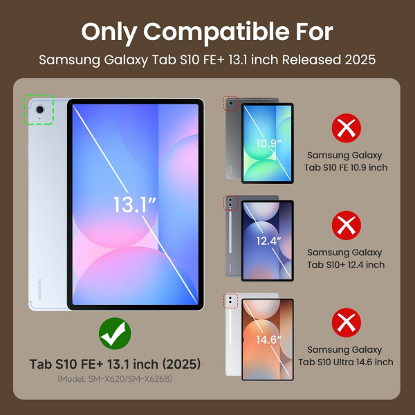 Ztotop Galaxy Tab S10 FE Plus Ekran Koruyucu (2 Adet)