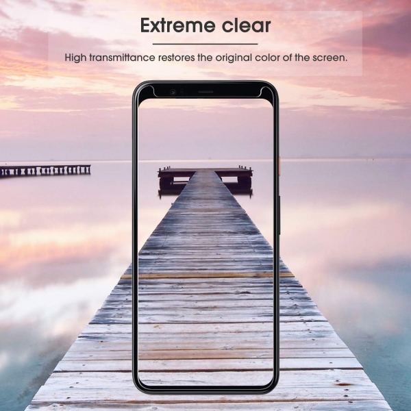 Omoton Google Pixel 4 Temperli Cam Ekran Koruyucu (4 Adet)