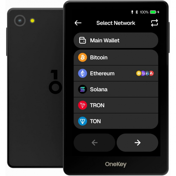 OneKey Pro Crypto Cold Wallet (Black)