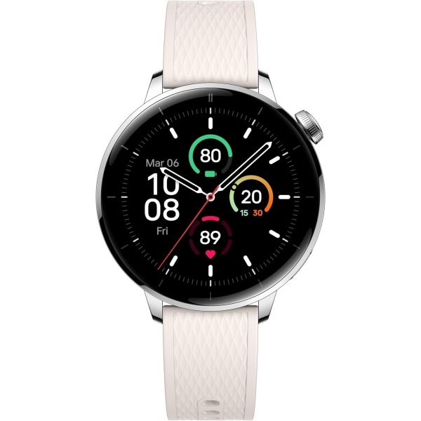 OnePlus Watch 3 Aktivite Takip Cihaz�-Silver Steel