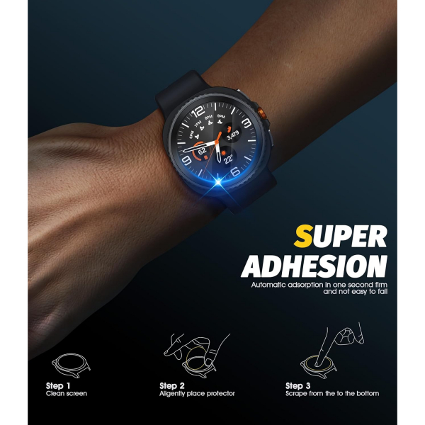 Orzero Galaxy Watch 8 46mm Ekran Koruyucu (3 Adet)