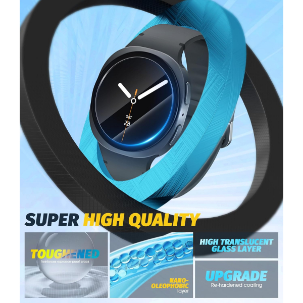 Orzero Galaxy Watch 8 40mm Ekran Koruyucu (3 Adet)