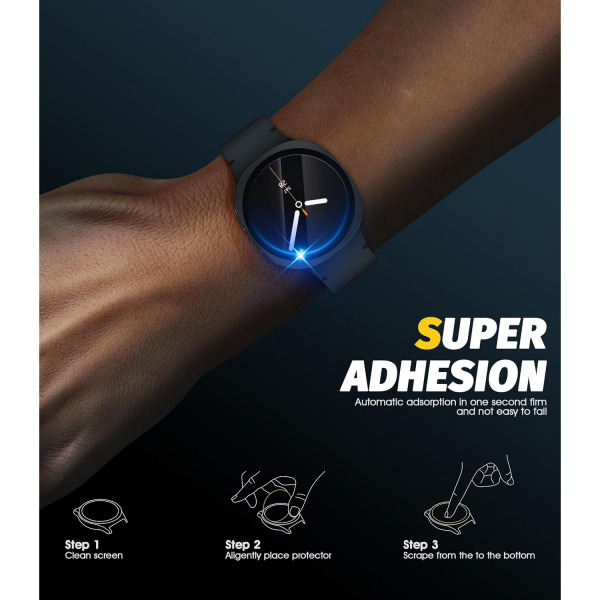 Orzero Galaxy Watch 8 40mm Ekran Koruyucu (4 Adet)