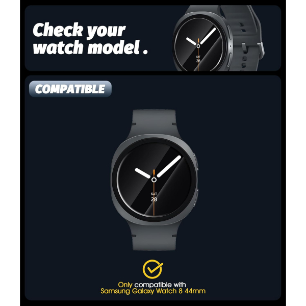 Orzero Galaxy Watch 8 44mm Ekran Koruyucu (4 Adet)