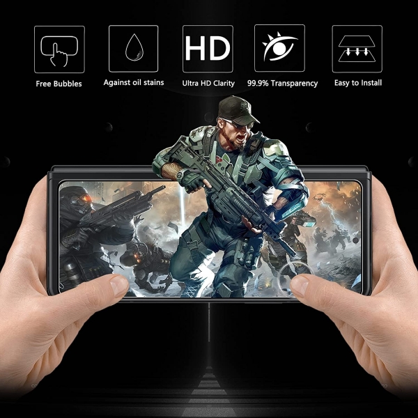 Orzero Galaxy Z Fold 3 Temperli Cam Ekran Koruyucu (2 Adet)