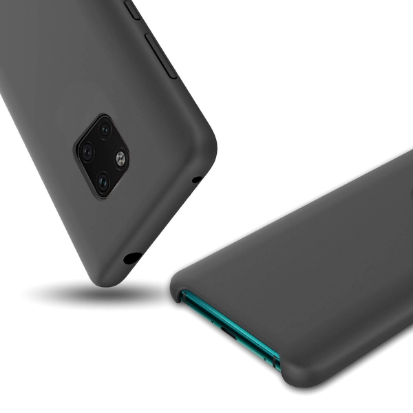 Orzero Huawei Mate 20 Pro Silikon Klf-Black