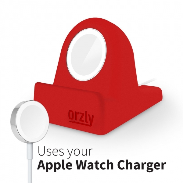 Orzly Apple Watch Stand-Red