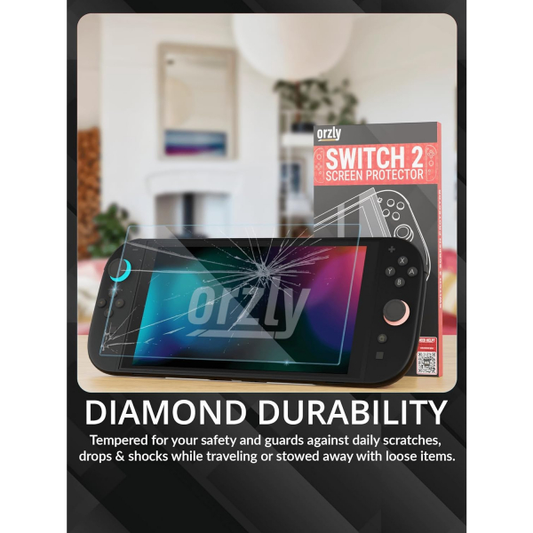 Orzly Nintendo Switch 2 Ekran Koruyucu (2 Adet)