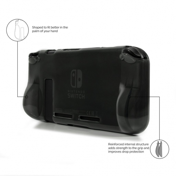 Orzly Nintendo Switch Klf-Black Slate