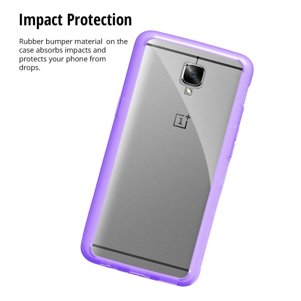 Orzly OnePlus 3T / OnePlus 3 Fusion Bumper Klf-PURPLE